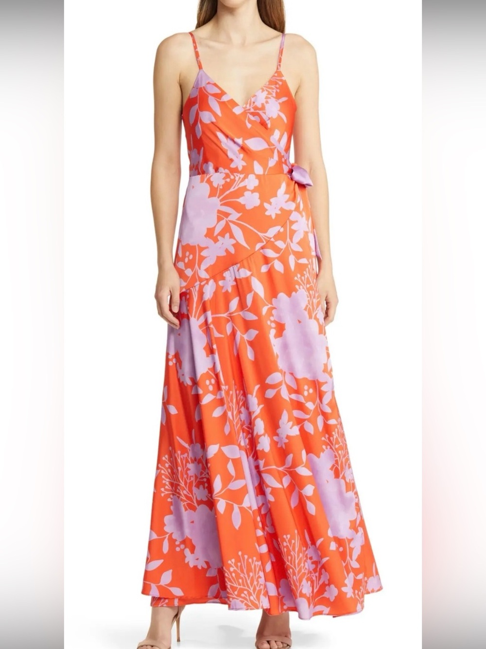 Hutch Alden wrap Maxi Dress